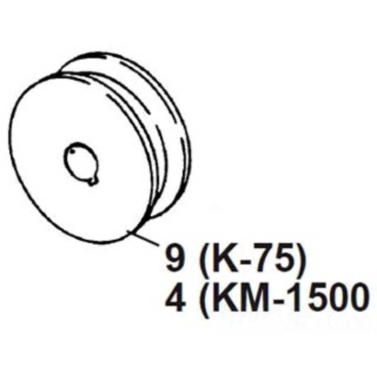 KM9 Pulley with Screw - Durable, High-Performance Tool for Efficient Lifting Solutions