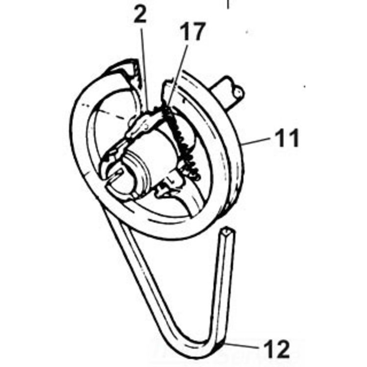 Km12 Pulley with Shaft - Durable, High-Performance Replacement Part for Efficient Operation