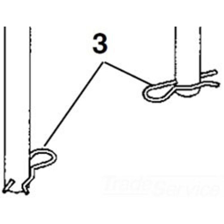 Hairpins - Pack of 2, Durable Steel, 6" Length, Ideal for Secure Fastening and Support