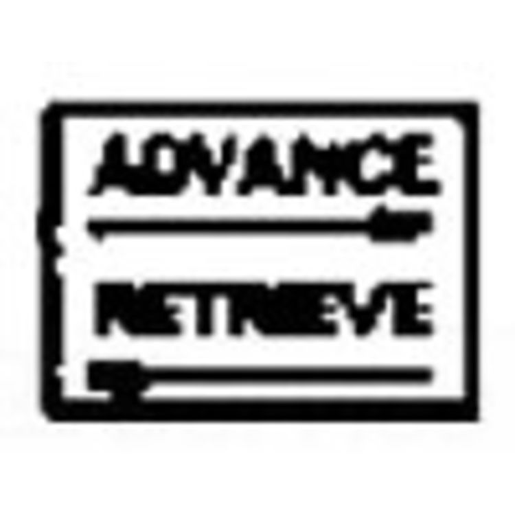Decal for Advance/Retrieve - Durable, High-Visibility Label for Easy Identification