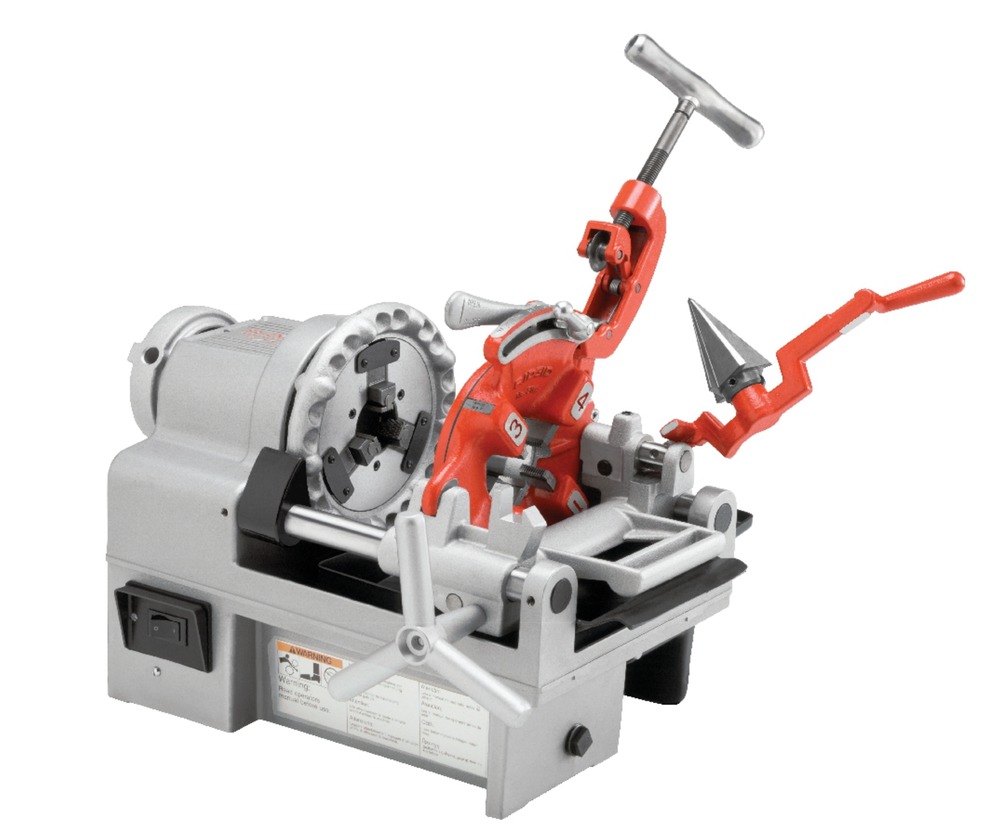 1215 Compact Threading Machine, 1/2" - 1-1/2", 115V, Powerful Motor, Easy Carry Design