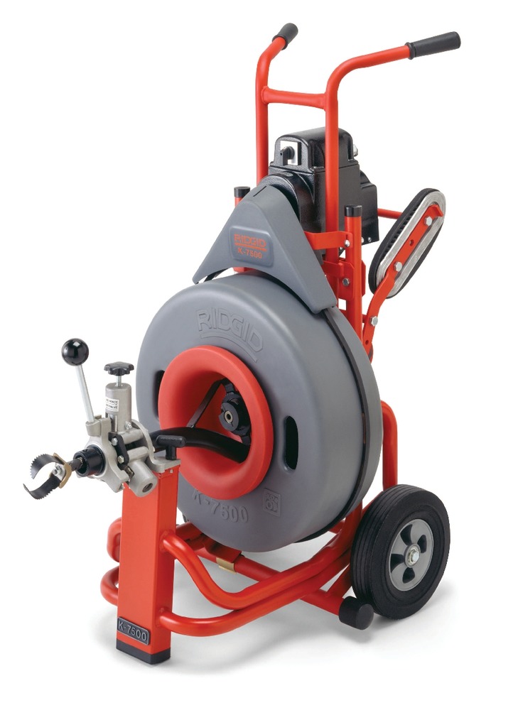 K7500 WPWFD 230V 58PGT - Heavy-Duty Power Feed for Efficient Drain Cleaning