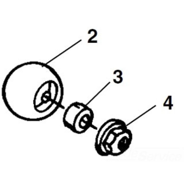 K25 Ball Handle with Screw - Durable, Ergonomic Design for Easy Grip and Control