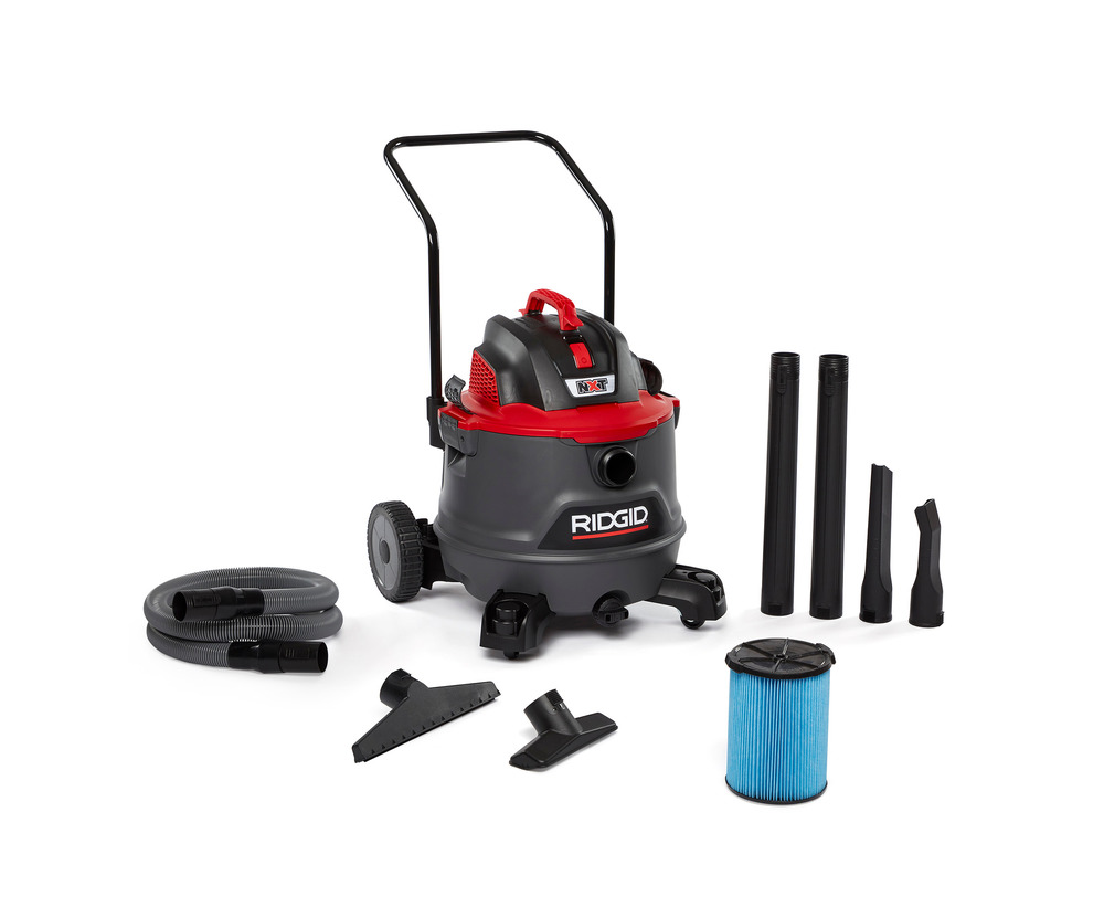 14 Gallon Red Wet/Dry Vacuum - Powerful, Versatile Cleaning Solution for Home & Workshop