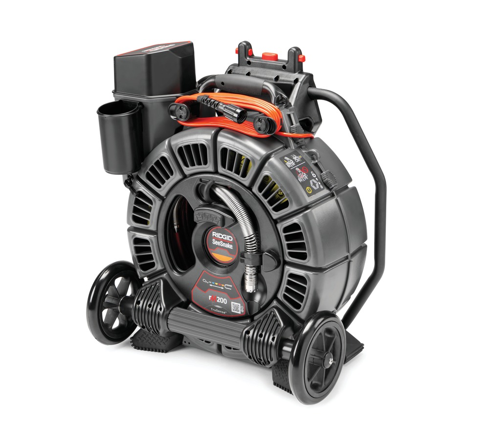 SeeSnake Underground Inspection Camera System - 165ft Cable, Self-Leveling, Bluetooth & WiFi