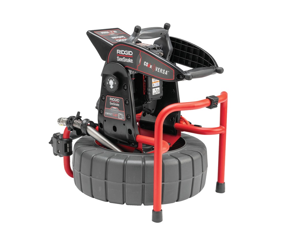 Underground Inspection Camera System with 131ft Cable, Self-Leveling, Wi-Fi & HDR Display