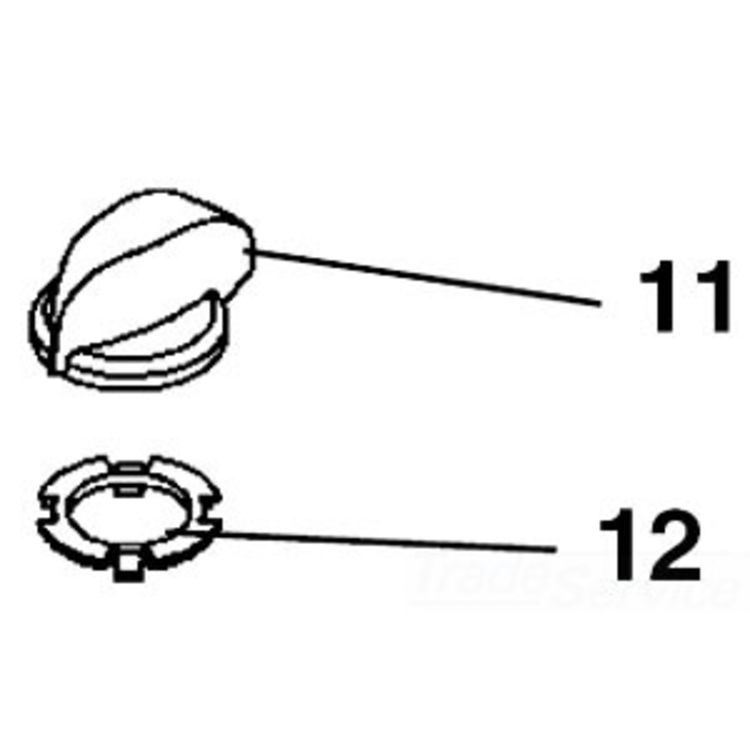 Switch Knob with Screw - Durable Replacement Part for Easy Installation
