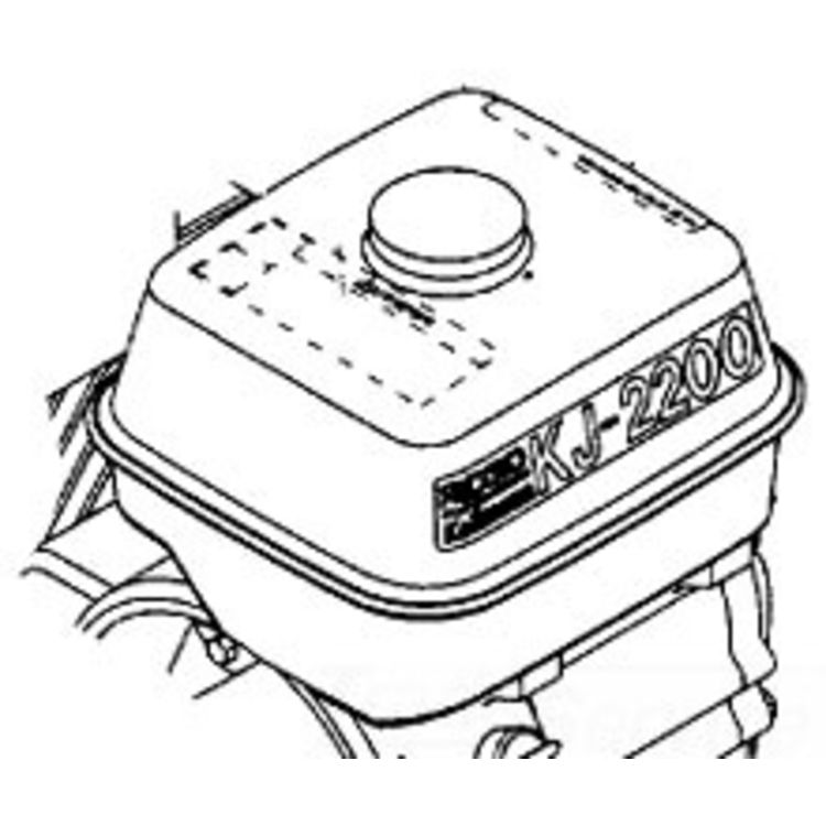 Kj2200 Decal - Durable, High-Quality Replacement for Your Equipment