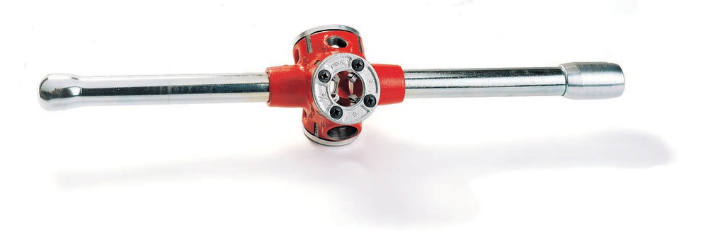 Three-Way Pipe Threaders - 19.9" Length, 5.5" Width, Precision Threading Tool