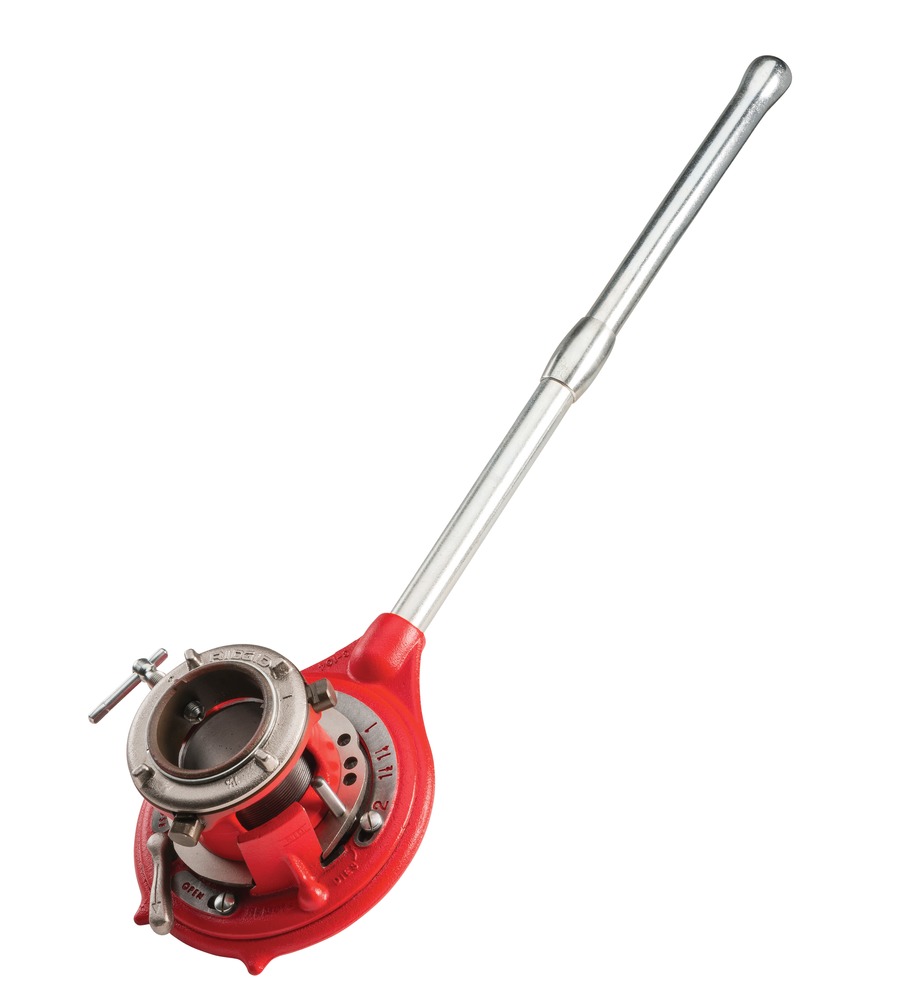 65R-C BSPT Pipe Threading Tool with High-Speed Dies - Compact & Durable Design, 10.75" Length