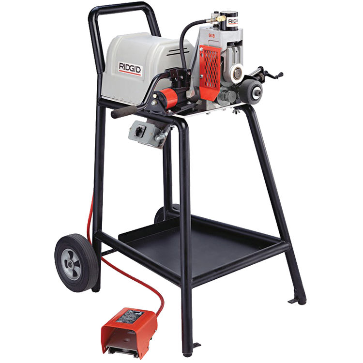 918I 230V Hydraulic Pipe Threading Machine - Complete Set for Efficient Threading