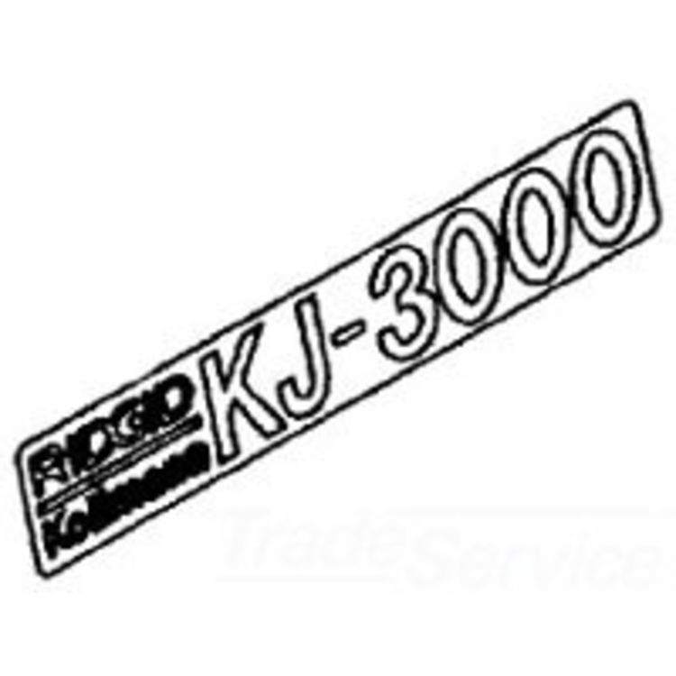 Kj3000 Decal - Durable, High-Quality Label for Tools, 9" x 6" Size