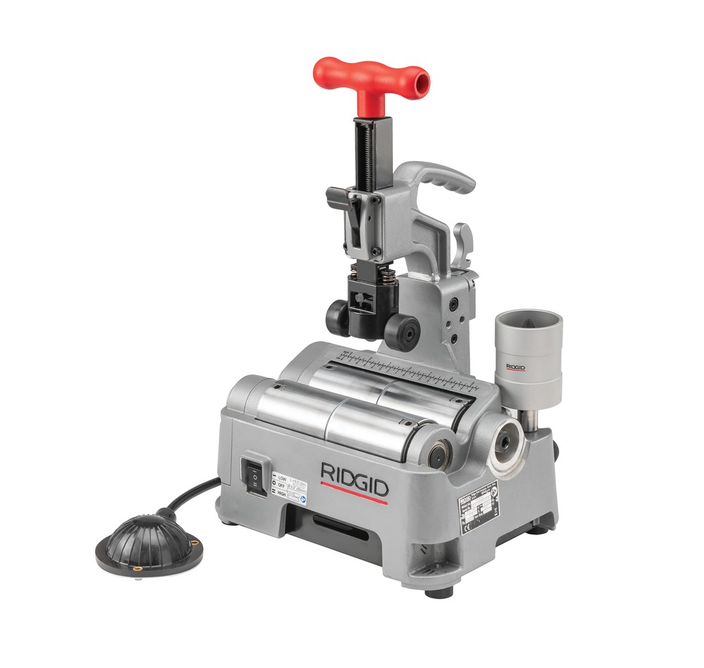 High-Efficiency Corded Powered Tubing Cutter for Copper & Plastic, 1 HP, 20" Max Size, Easy Control