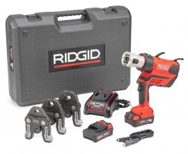 18V Corded Press Tool Kit with 1" PP Jaws, 11.3" Length, 23A, Lightweight 7.1 lbs