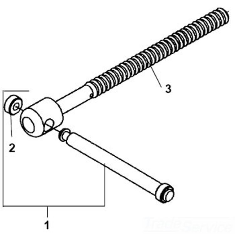 Feedscrew Fastener - 18.4" Length, 4.3" Width, 4.3" Height, Durable Design