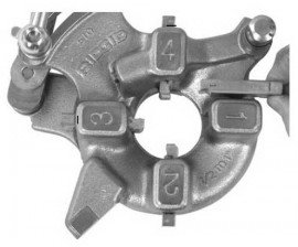 610 Qk-Open Diehead with L/Dies for Precision Threading and Fast Setup