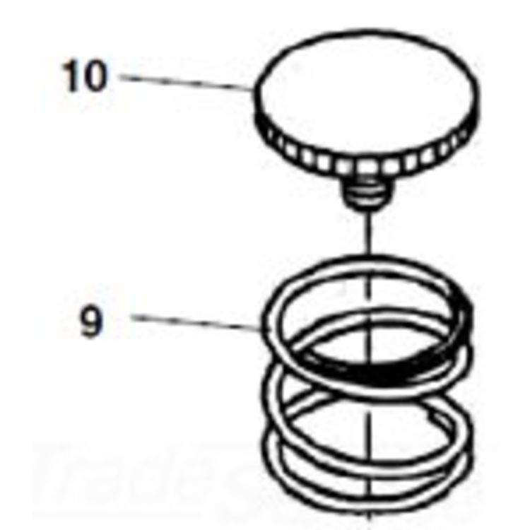 Top Adjustment Screw - Compact 6" Length, 4.5" Width, 0.8" Height for Precision Control