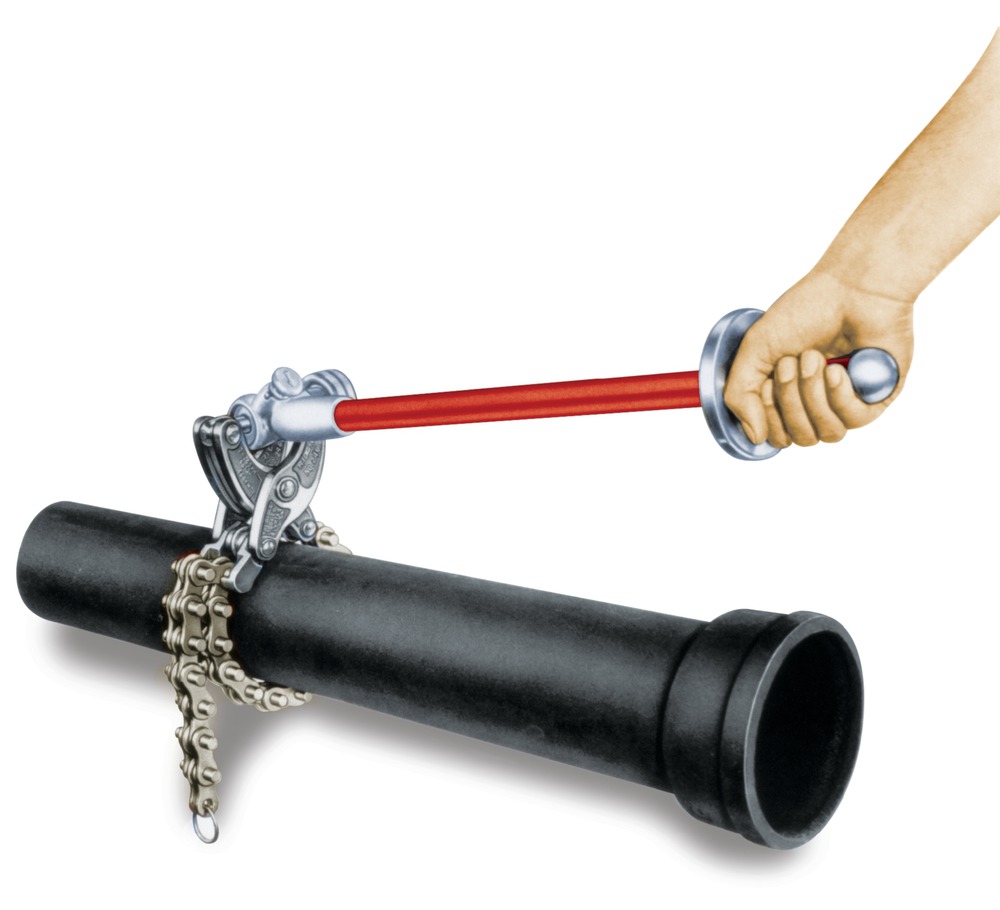 Model 206 Soil Pipe Cutter - Compact, Lightweight, Cuts 1-1/2" to 6" No Hub Pipes