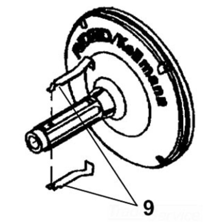 Steel Clamp Spring for K-39 Drain Cleaning Machines - 1 Pair