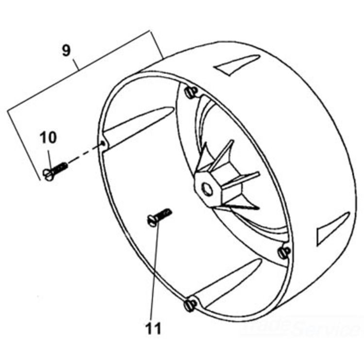 Captive Screws (PK4) - Steel, Compatible with K-39, K-40, K-40B, K-45 Drain Cleaners