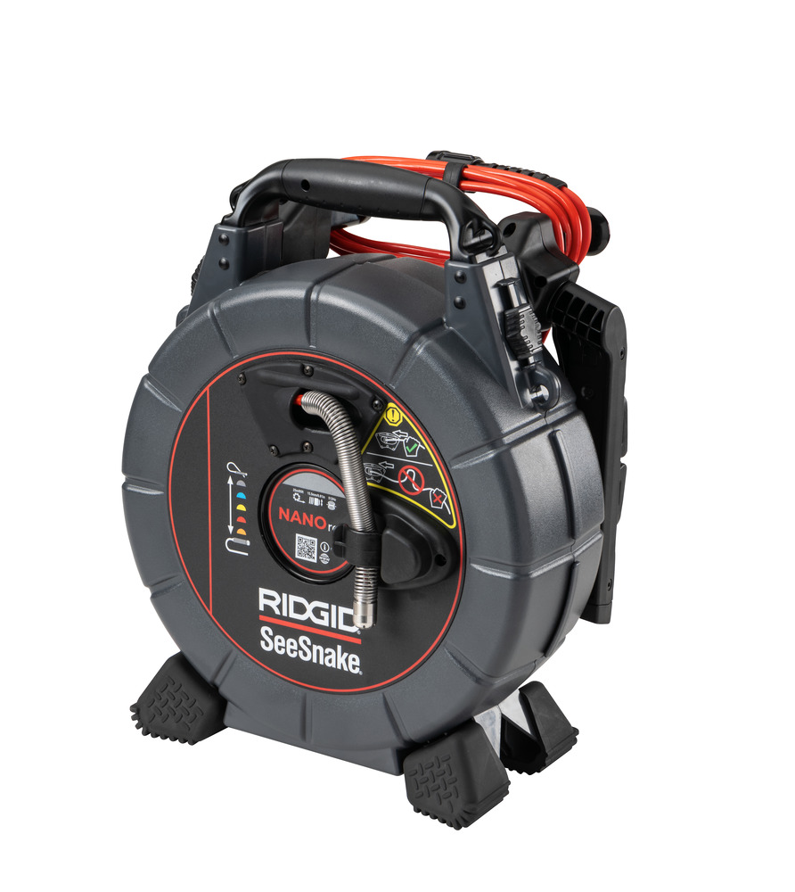 82ft Drain Inspection Camera with 15mm Ultra-Flexible Cable & WiFi, Ideal for 1"-2.5" Pipes