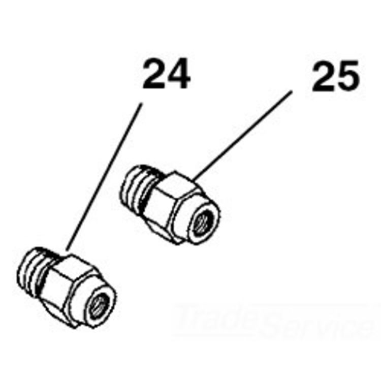 3/8" x 3/8" Outlet Adaptor - Durable, High-Performance Connection for Plumbing Projects