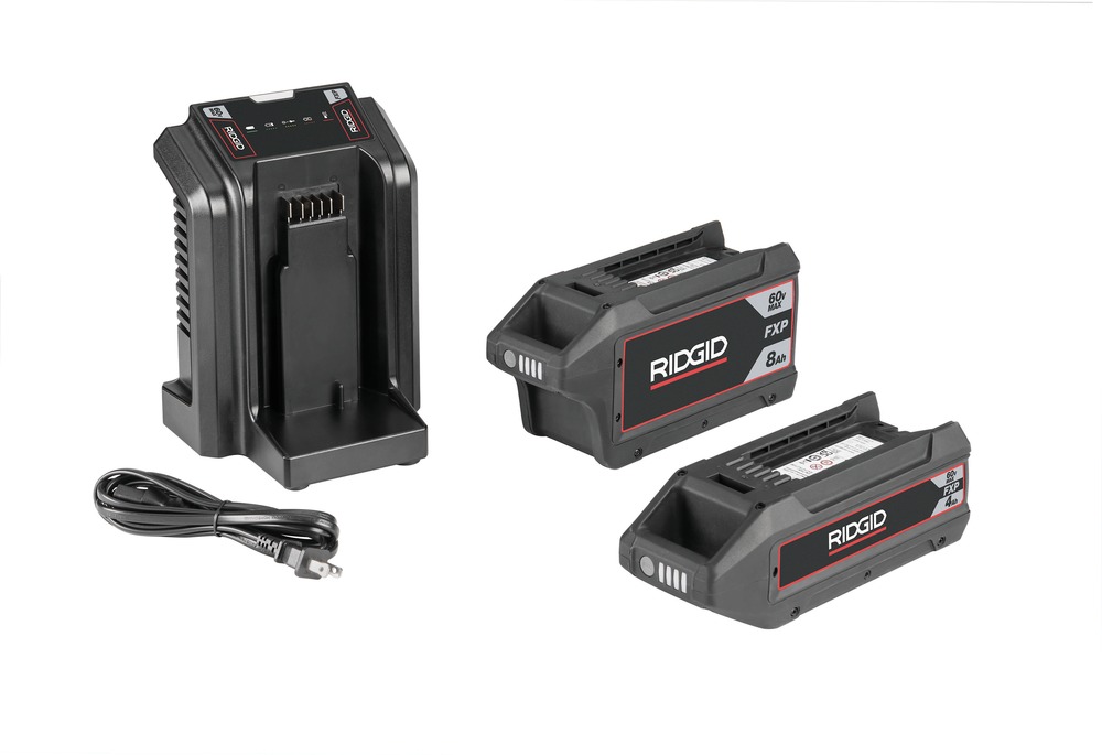 60V Cordless Tool Battery Charger - Fast 40/80 Min Charge, 4.0/8.0 Ah, Fuel Gauge, 120V Input