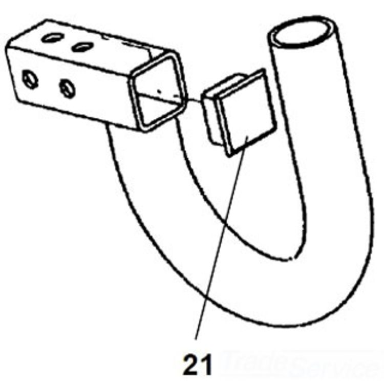 1-1/4" Square Plastic Plug - Durable, Leak-Proof Seal for Pipes and Fittings