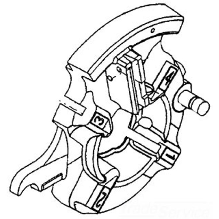 728/928 Diehead with Post - Precision Threading Tool for Efficient Pipe Work
