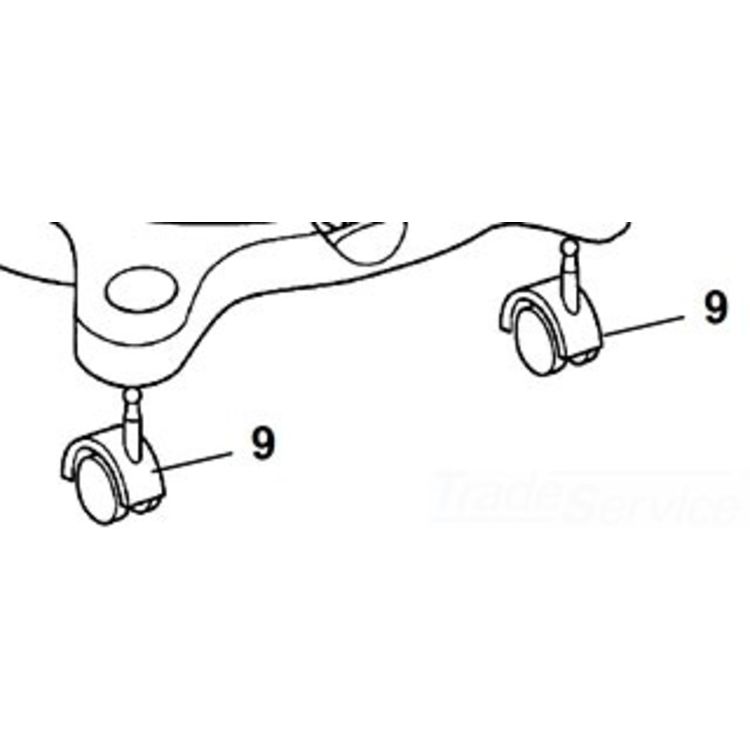 Twin Shield Caster - Durable, Smooth-Gliding Wheels for Easy Mobility and Stability