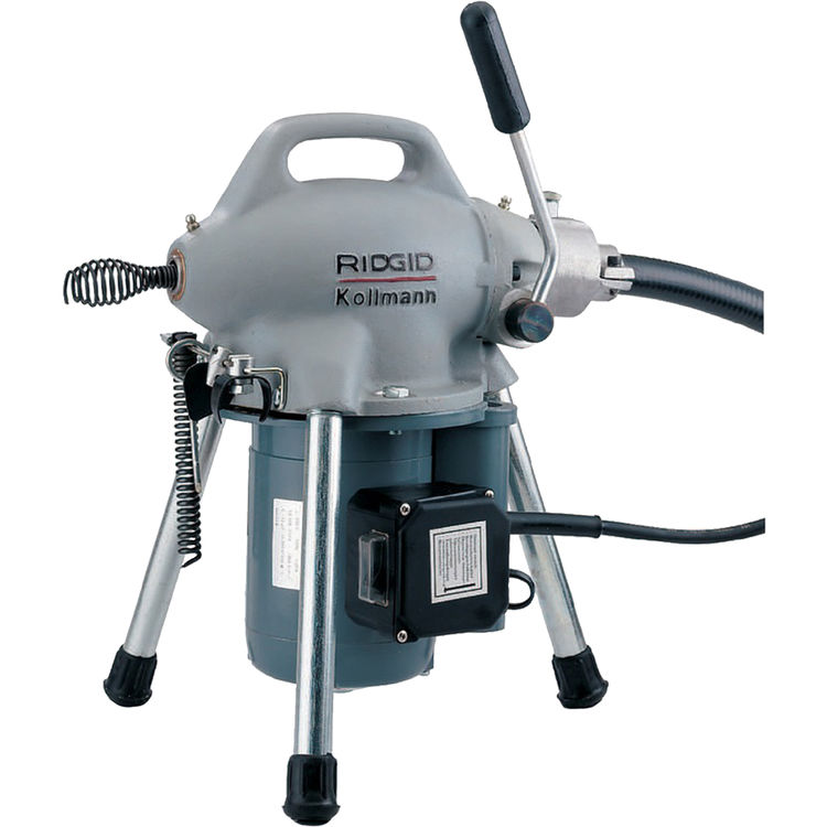 230V Drain Cleaning Machine with A-30 Cable Kit for 1" to 4" Lines, Cleans Up to 100 ft