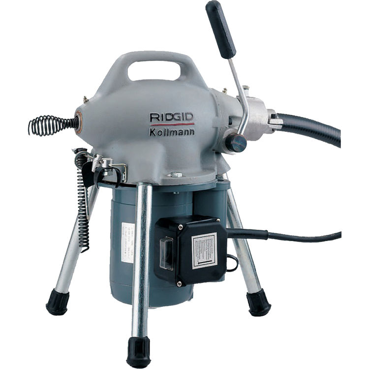 230V Drain Cleaning Machine with A-17 Adapter & A-30 Cable Kit for 1" to 4" Lines, 100 ft Reach