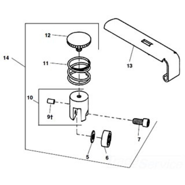 Asm Top Roller Holder - Durable, Reliable Support for Efficient Tool Use