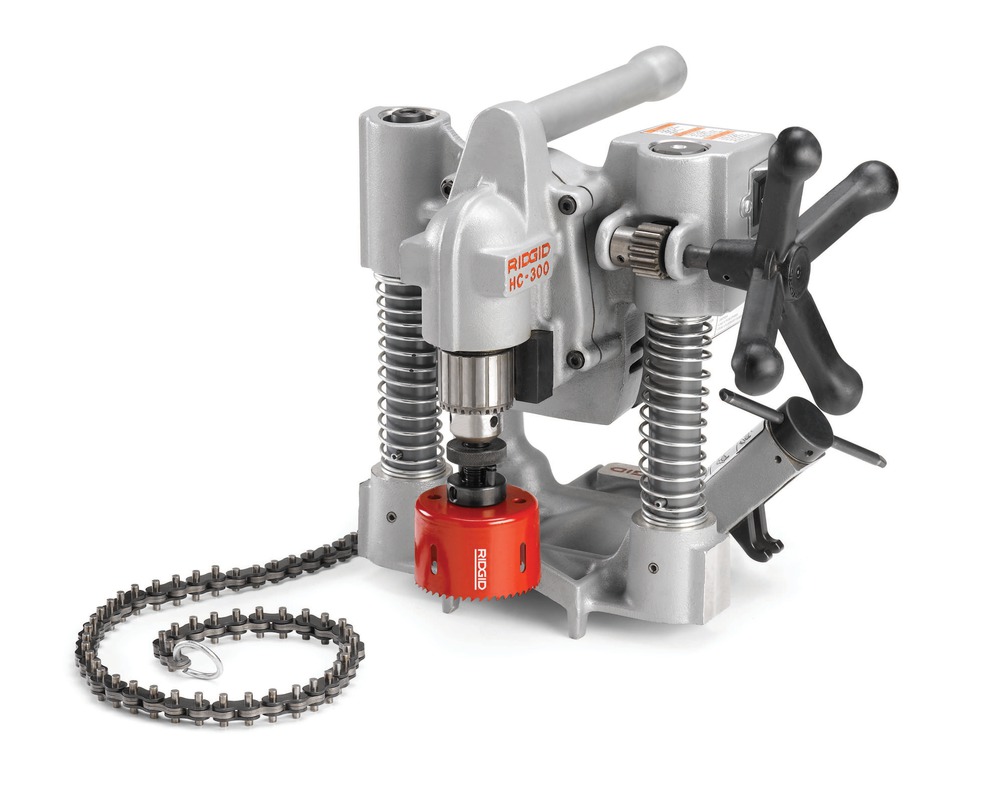 HC300 Hole Cutting Tool - Cuts 3" Diameter Holes in Steel Pipe with Easy Operation