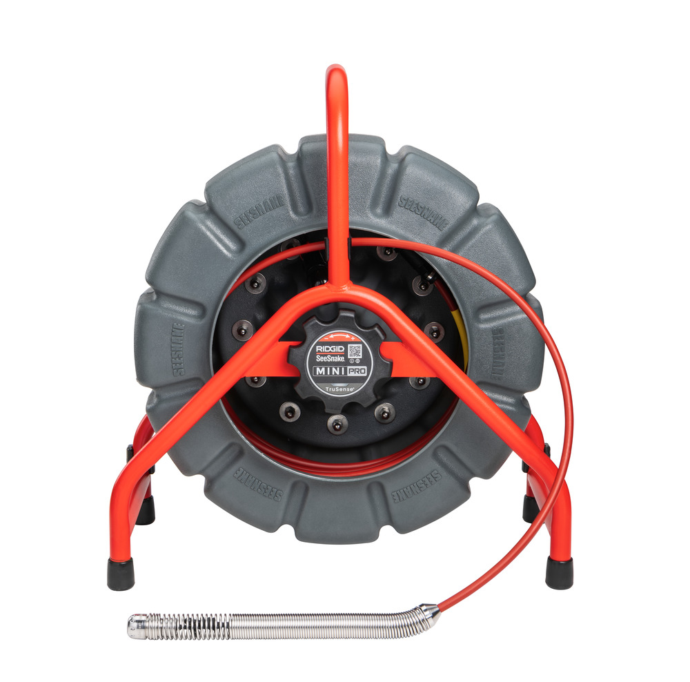 SeeSnake Drain Inspection Camera Reel - 200ft Cable, Self-Leveling, 8" Max Pipe, Bluetooth/WiFi