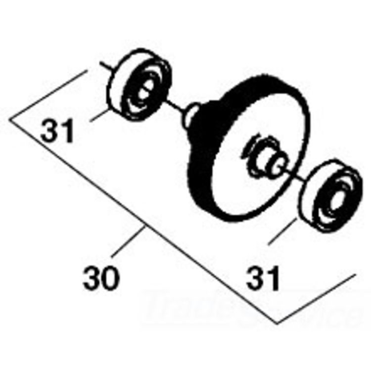 2nd Intermediate Gear Assembly with Pinion for Enhanced Performance