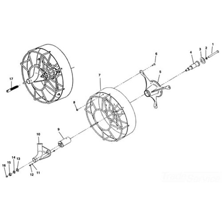 K750R Cage Assembly - Durable Electrical Tool for Efficient Pipe Cutting and Installation