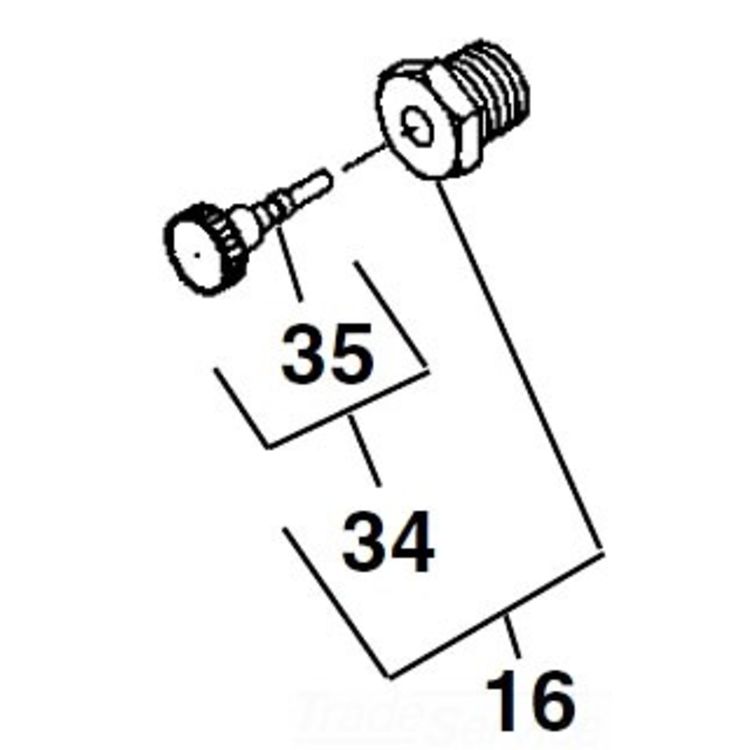 KJ3000 Adjustable Stem - Compact 2" Length, 0.75" Height & Width for Versatile Use