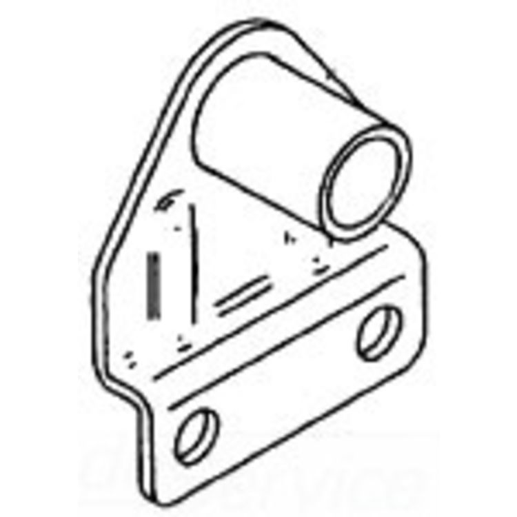 Heavy-Duty Weldment Mounting Bracket for Secure Installation and Support