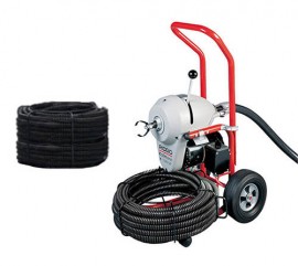 K1500Sp-A W/C14 150' Cable - Heavy-Duty Drain Cleaning Tool for Efficient Clog Removal