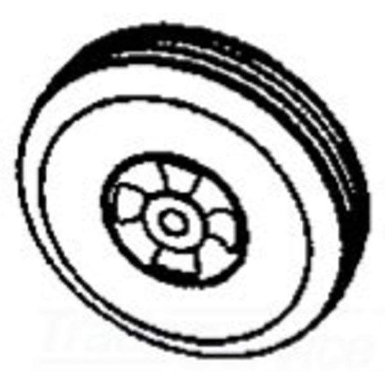 Rubber Wheel for K-3800, K-6200, K-750 Drain Cleaning Machines - Non-Impact Rated