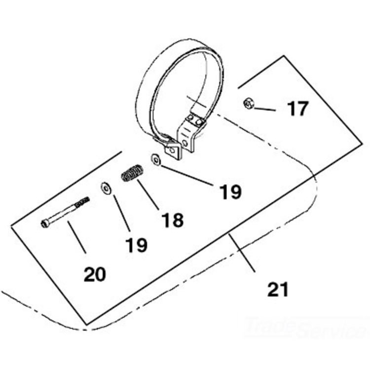 Brake Band Assembly - Durable, High-Performance Replacement Part for Tools
