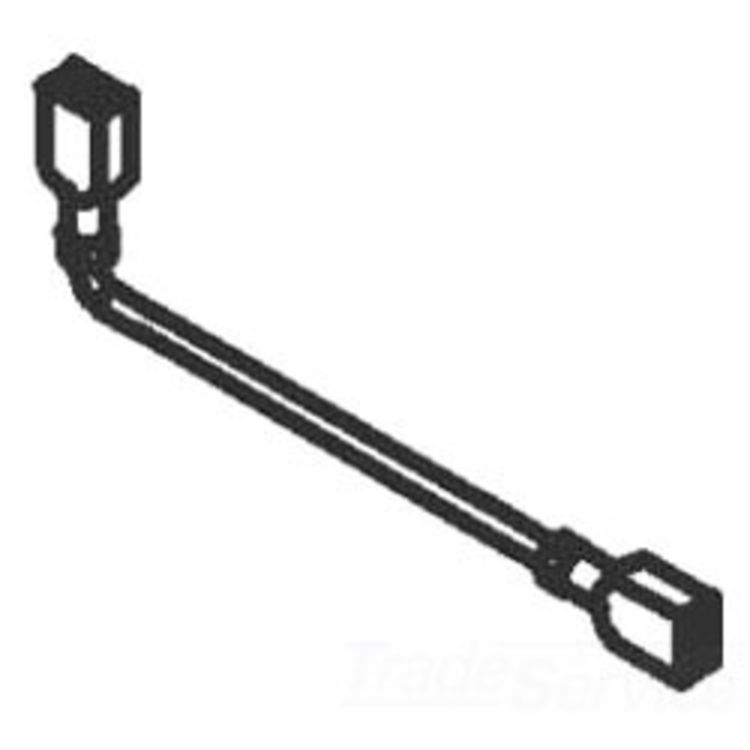 16GA Stranded Black Wire Lead - 3.5 ft Length, Durable & Flexible Electrical Connection
