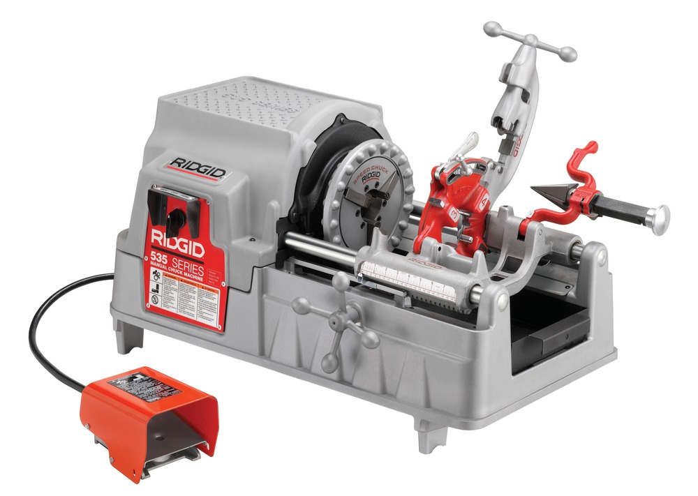 Hammer Chuck Machine - Compact 46" Length, No Die Head or Dies Included