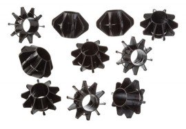 10-Pack Stainless Steel Pipe Guides for Precision Alignment and Support