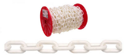 60' #8 WHT Plas Chain