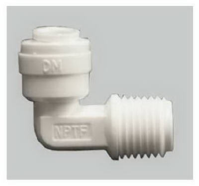 1/4OD QC x 1/4MPT Elbow