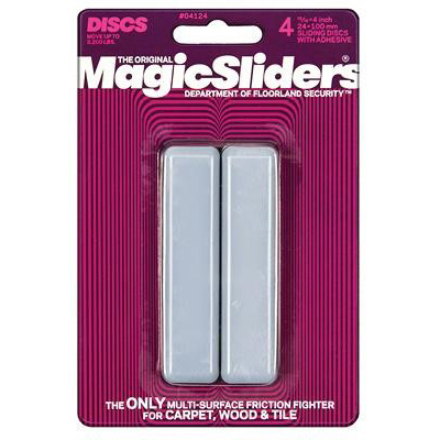 4PK 15/16x4"Rect Slider