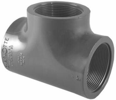 1" PVC SCH80 TxTxT Tee