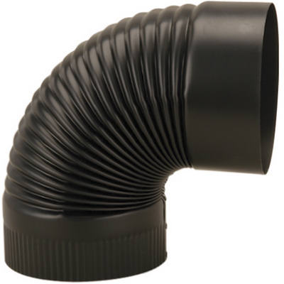 8" Corr BLK Elbow